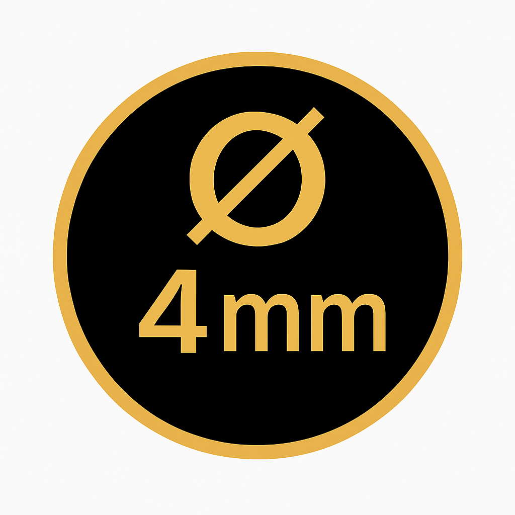 Korálky 4mm