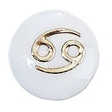 Mušlovina - Rak, 8~8.5x3.5~4.5mm