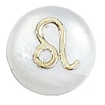 Mušlovina - Lev, 8~8.5x3.5~4.5mm