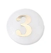 Mušlovina - číslo 3, 8x4,5mm
