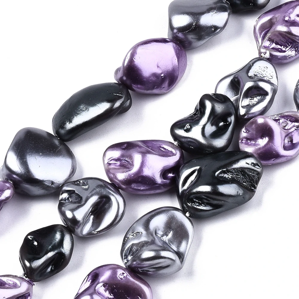 Nugety z lastur velké, 13-22 mm, půlšňůra 19 cm