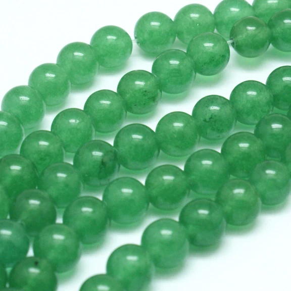 Jadeit zelený, 4-4,5 mm, šňůra 38 cm (cca 92 korálků)