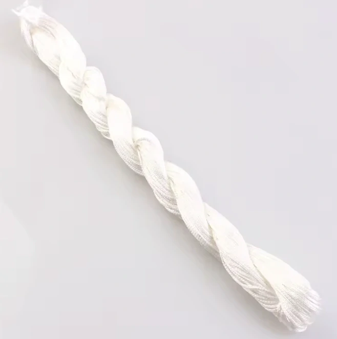 Nylonová šňůrka bílá, Ø 1mm, návin 20 m