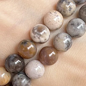 Merlinit, 8,5-9 mm, šňůra 38 cm (cca 46 korálků)