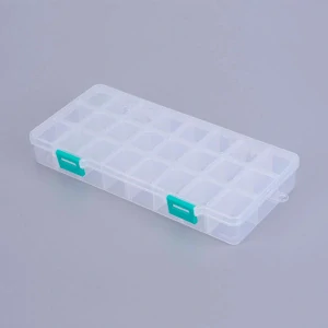 Organizér na korálky, 21.8x11x3cm, 24 přihrádek