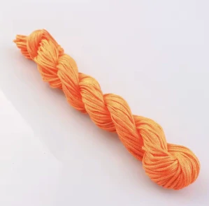 Nylonová šňůrka oranžová, Ø 1mm, návin 20 m