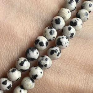 Jaspis dalmatin, 4,5-5 mm, balení 5 ks