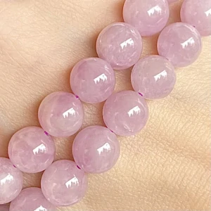 Kunzit, kvalita A, 8-9 mm, balení 5 ks