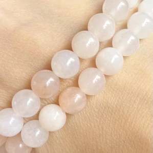 Avanturín růžový, 8 mm, balení 5 ks