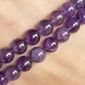 Ametyst, 8 mm, balení 5 ks