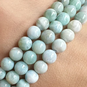 Larimar, 6 mm, balení 5 ks