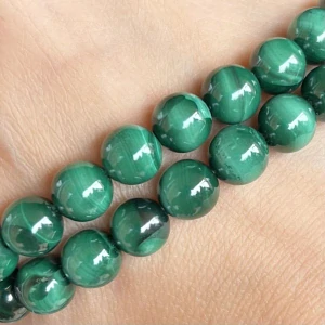 Malachit, 5-6 mm, balení 5 ks