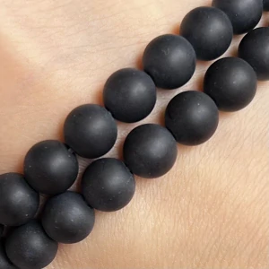 Onyx matný, kvalita A, 8 mm, balení 5 ks 