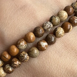 Jaspis obrázkový 4,5-5 mm, balení 5 ks