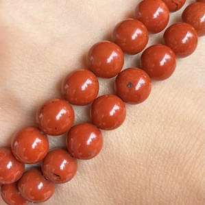 Jaspis červený 8-9 mm, balení 5 ks