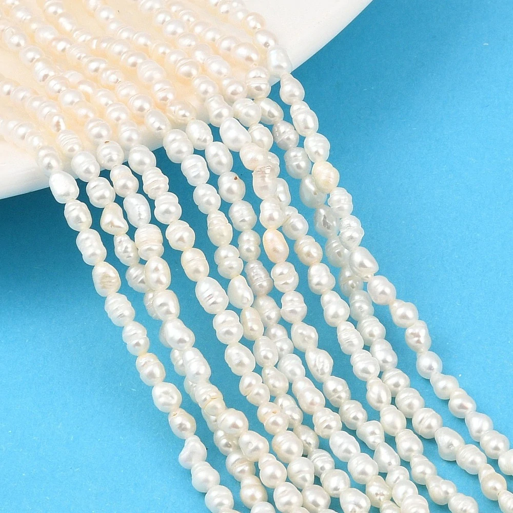 Říční perly, kvalita A, cca 3-3,5 mm, balení 5 ks