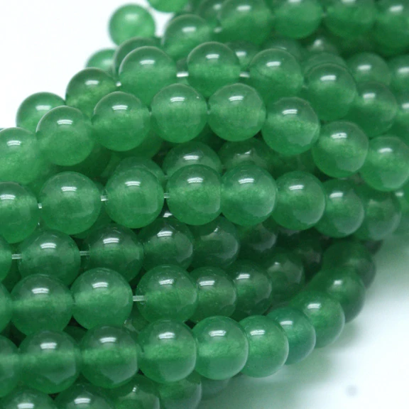 Jadeit zelený, 4-4,5 mm, šňůra 38 cm (cca 92 korálků)