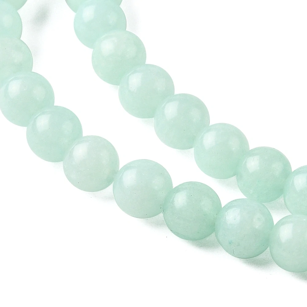 Jadeit světle zelený, 4-4,5 mm, šňůra 38 cm (cca 92 korálků)
