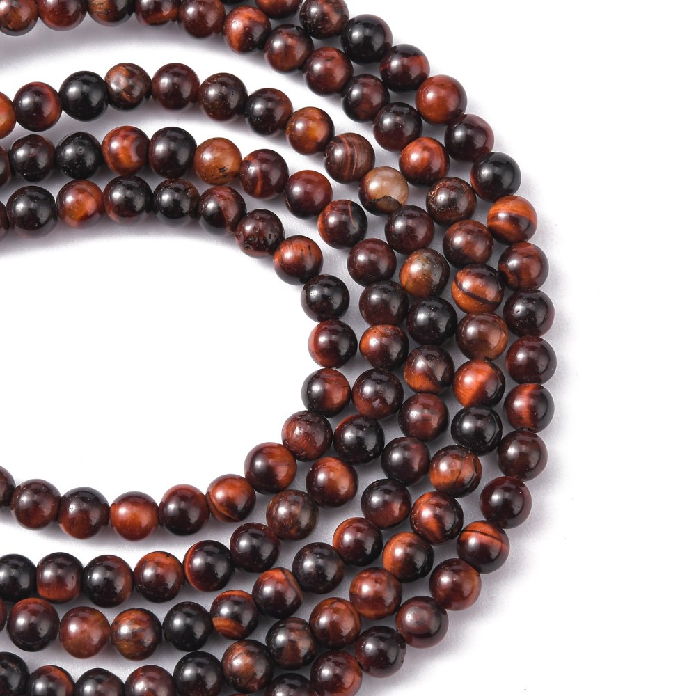 Býčí oko, 4,5-5 mm, šňůra 38 cm (cca 86 korálků)