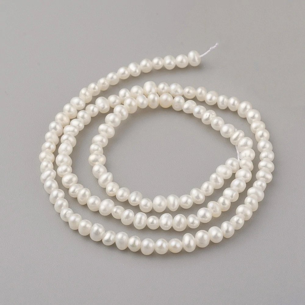 Říční perly, 4x3-3.5mm, balení 5 ks