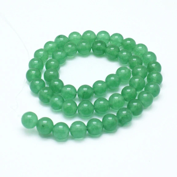 Jadeit zelený, 4-4,5 mm, šňůra 38 cm (cca 92 korálků)