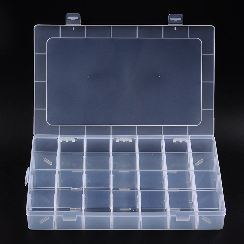 Organizér na korálky velký, 350x220x50mm, 28 přihrádek