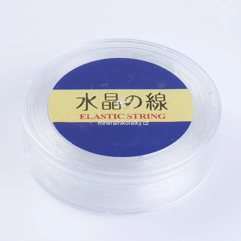 Japonské elastické vlákno s kruhovým průřezem, průměr 0,7 mm, návin 54 m