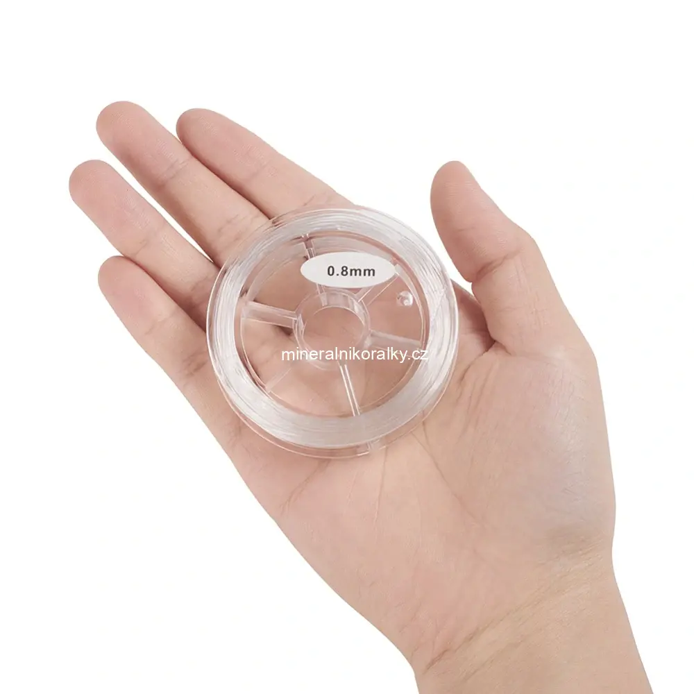 Japonské elastické vlákno s kruhovým průřezem, průměr 0,8 mm, návin 11 m