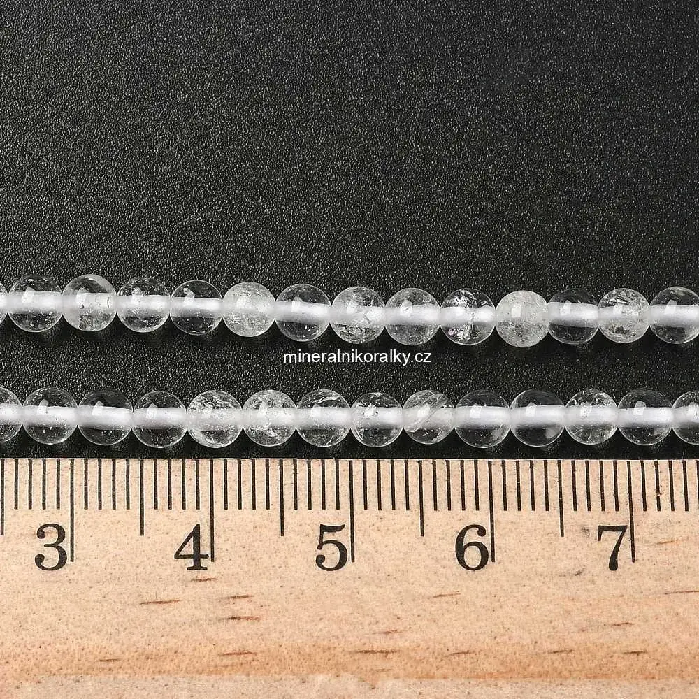 Křišťál, 4-4,5 mm, balení 5 ks