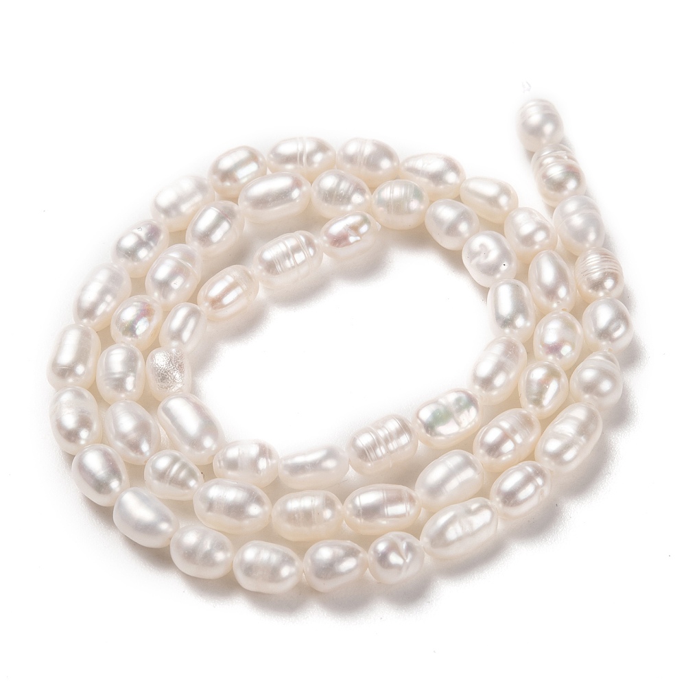 Říční perly, 7x5 mm, balení 5 ks