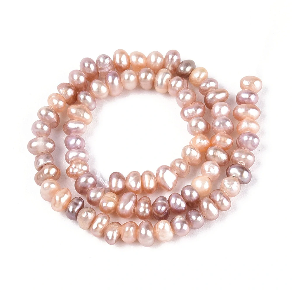 Říční perly, 2-4 mm, půlšňůra 17 cm (cca 67 korálků)