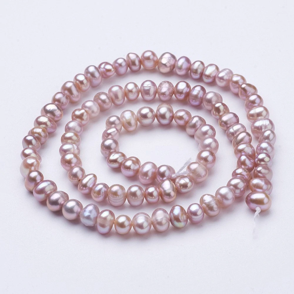 Říční perly, cca 3x5 mm, balení 5 ks