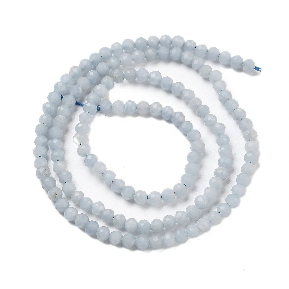 Angelit fasetovaný 3 mm, šňůra 38 cm