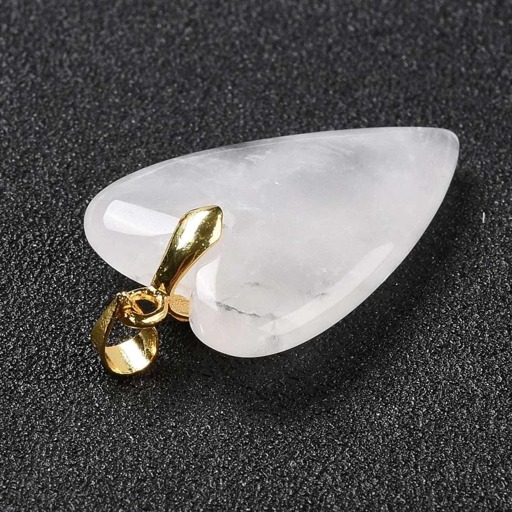 Přívěsek srdce velké - křišťál, 32x20x8 mm