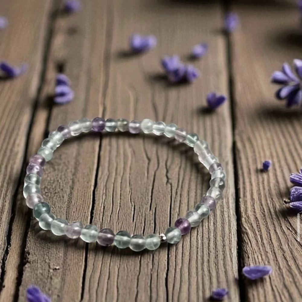 Fluorit, 4,5-5 mm, šňůra 38 cm (cca 89 ks)