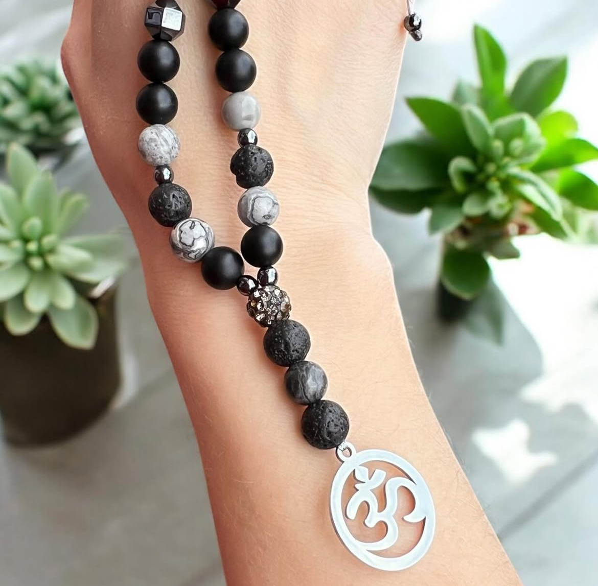 Jaspis krajinový 8 mm, balení 5 ks