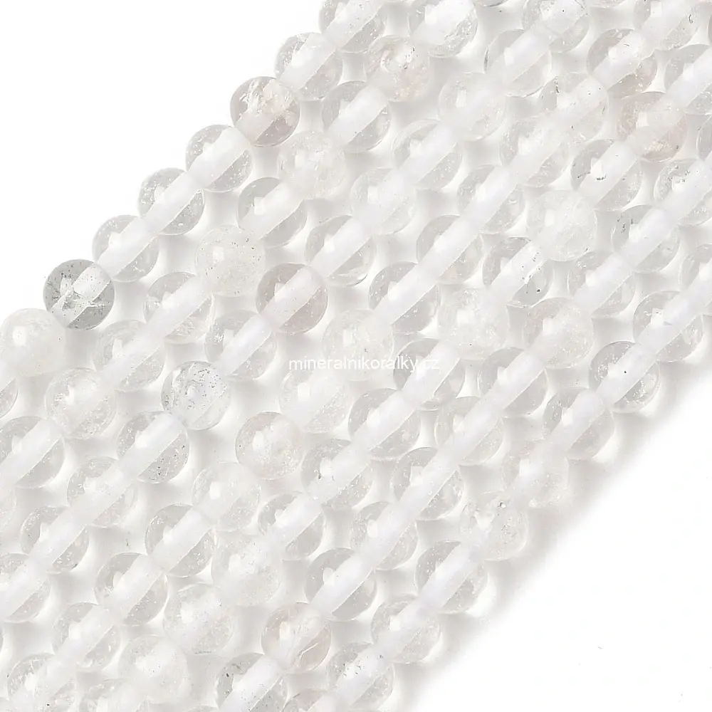Křišťál, 4-4,5 mm, balení 5 ks
