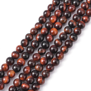 Býčí oko, 4,5-5 mm, šňůra 38 cm (cca 86 korálků)