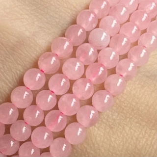 Růženín, 4,5-5 mm, šňůra 38 cm (cca 86 korálků)