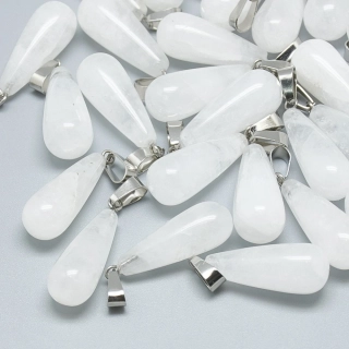 Přívěsek kapka - křišťál, 28x10 mm